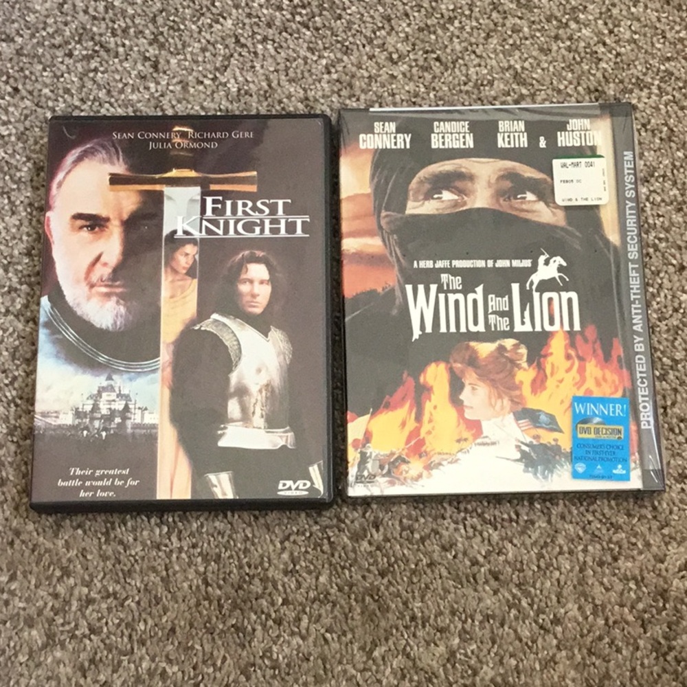 First Knight & The Wind and the Lion DVD Set
